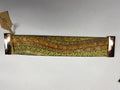 Mosaic Landscape Leather Cuff Bracelet — Earth Tones — hand-tooled and hand-painted leather, by David Bisett at DB Leather Art